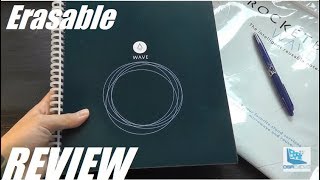 REVIEW Rocketbook Wave  Erasable Reusable Smart Notebook Journal [upl. by Leilamag]