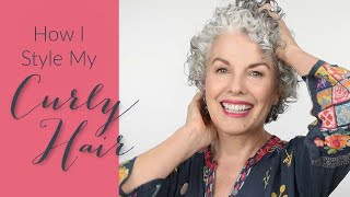 KerryLou’s Curly Hair Routine – Define curl tame frizz and add volume [upl. by Betthel]