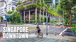 Singapore City 8K Downtown Core Cycling Tour June 2021 [upl. by Acirdna]