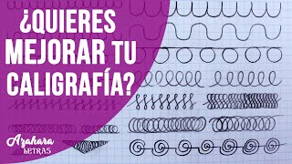 ✍️🔝 10 Ejercicios de Caligrafía para Mejorar tu Letra [upl. by Analla]