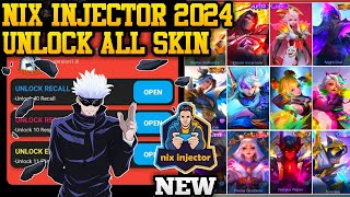 NEW NIX INJECTOR 2024 LATEST VERSION  INJECTOR ML  APK UNLOCK ALL SKIN MOBILE LEGENDS [upl. by Geminius]