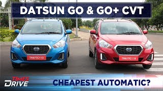 Datsun Go amp Go Plus CVT  First Drive Review  Times Drive [upl. by Clarisse311]