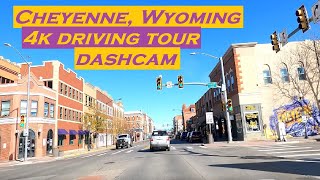 Cheyenne Wyoming  4k Driving Tour  Dashcam [upl. by Lockhart]