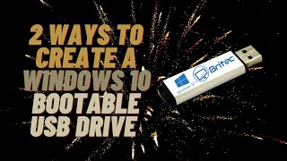 How to Create a Windows 10 Bootable USB Drive for FREE [upl. by Eadahc]