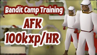 OSRS  Bandits Guide  Long Afk Method  100kxpHour Combat Training [upl. by Klockau]