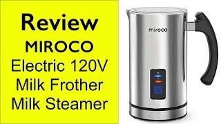 Review Miroco Milk Frother  How to make froth milk at home [upl. by Perlie205]