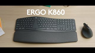 ERGO K860 Ergonomic Split Keyboard [upl. by Phillida]