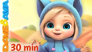 🍉 Baby Videos  Cartoon  Nursery Rhymes by Dave and Ava 🍉 [upl. by Amaso]