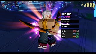 Tengen Uzui showcase  Anime Vanguards [upl. by Leta647]