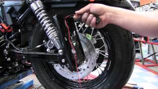 Thunderbike Montage seitl Kennzeichenhalter Harley Davidson  Sportster ab 2004 [upl. by Etolas]