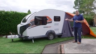 The Practical Caravan Swift Basecamp Plus review [upl. by Tiemroth]