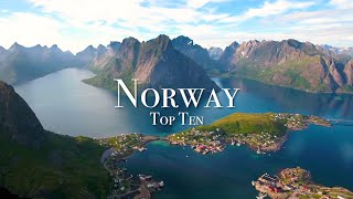 Top 10 Places To Visit In Norway [upl. by Noivaz8]