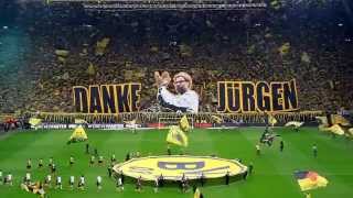 BVB Borussia Dortmund  Werder Bremen 23052015 Choreo Westfalenstadion Jürgen Klopp Abschied [upl. by Nauqyt]