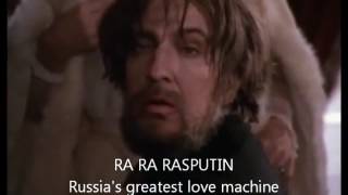 Rasputin Boney M with Lyrics [upl. by Royden457]