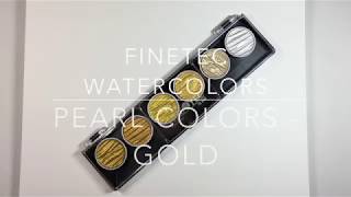 Finetec Gold Palette Swatches [upl. by Earesed820]