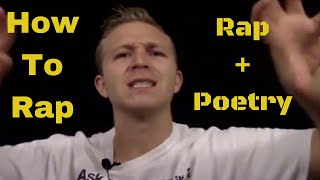 How To Rap Connection Between Rap amp Poetry [upl. by Primaveria708]