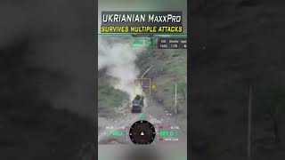 Ukrainian MaxxPro MRAP Survived Multiple Attacks [upl. by Nikki]