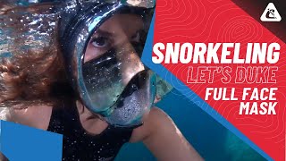 Snorkeling with Duke Full face mask [upl. by Ybrad545]