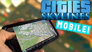 Cities Skylines Mobile  HOW TO PLAY [upl. by Anirdnaxela233]