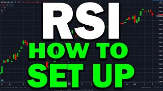 HOW TO SET UP RSI ON TRADINGVIEW  RSI RELATIVE STRENGTH INDEX for BEGINNERS [upl. by Verdie]