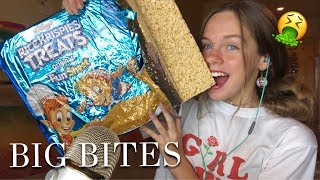 ASMR Can I Eat This ENTIRE Rice Krispy Treat [upl. by Oiretule]