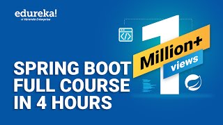 Spring Boot Full Course  Learn Spring Boot In 4 Hours  Spring Boot Tutorial For Beginner  Edureka [upl. by Warchaw]