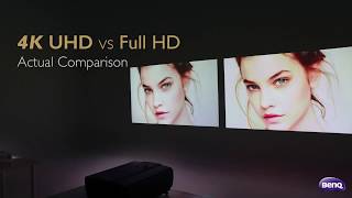 Actual comparison 4K UHD vs Full HD Resolution [upl. by Nerw265]