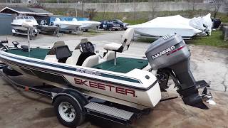 1996 Skeeter ZX150  Bass Boat  Thayers Marine  Norwich CT  Call us at 8608878315 [upl. by Aikin]