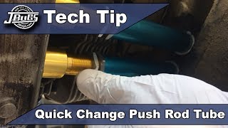 JBugs  Tech Tip  Quick Change Push Rod Tube [upl. by Aleirbag185]