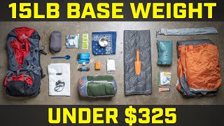 Budget Backpacking Gear for Beginners [upl. by Hewes]