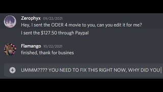 I paid an editor 12750 to edit The ODER 4 and this is what he sends me… [upl. by Eednar788]