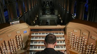 NotreDame organ Yves Castagnet plays Dupré Prelude amp fugue in G minor June 2017 [upl. by Andrade]