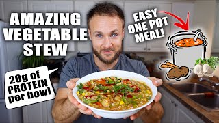 Healthy Veggie Stew Recipe 🍲 Easy One Pot Meal [upl. by Wasson]