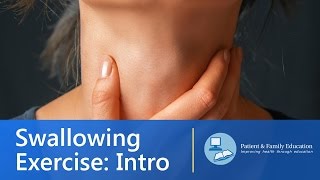 Swallowing Exercises and Postures dysphagia treatment [upl. by Svensen788]