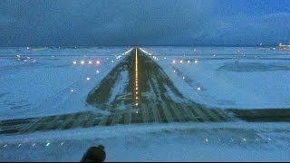 Winter Landing in Keflavik Iceland [upl. by Alderson374]