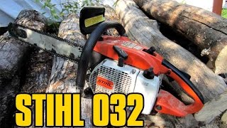 Stihl 032av Chainsaw Review amp Test Cut [upl. by Oinimreh542]