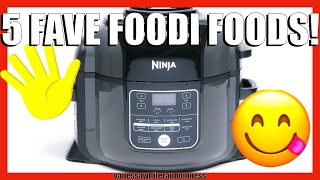 TOP 5 NINJA FOODI RECIPES 😋  EASY DINNERS IN THE NINJA FOODI 🍽 [upl. by Ahsaek]