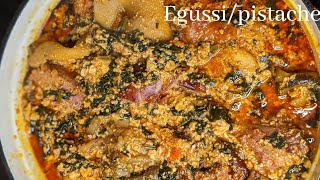 💥Best egusi soupsauce pistache aux épinards debutantcomment réussir la sauce pistachesauce egusi💥 [upl. by Naaitsirhc]