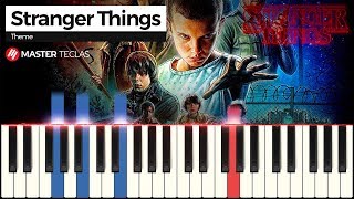 Stranger Things  Theme  Piano Tutorial [upl. by Nwahc]