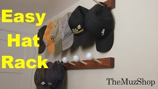 How to make a Hat Rack  Easy [upl. by Fonzie370]