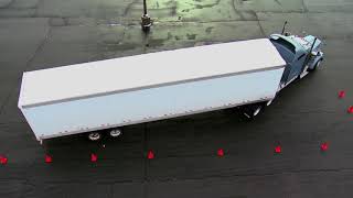 How To Blindside Parallel Park a Tractor Trailer [upl. by Arretak]