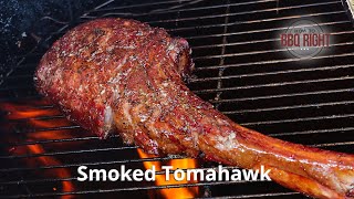 Smoked Tomahawk Ribeye [upl. by Ettennej163]