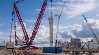 LR 13000 reactor installation  Standing tall to streamline lifts [upl. by Jake]