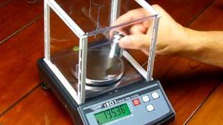 My Weigh i201 electronic scale calibration procedure [upl. by Nosnar452]