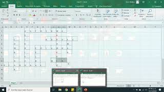 CRUCIGRAMA EN EXCEL [upl. by Aivatnohs366]