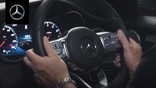 How To use the Steering Wheel Controls in the MercedesBenz CClass [upl. by Ecaj632]