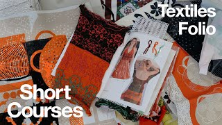 Perfect your Textiles Portfolio  Short Courses [upl. by Bat]