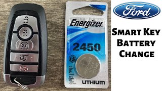 How to Replace A Ford Smart Key Battery  Expedition Edge Escape Explorer Remote Fob  Change Remove [upl. by Weiser754]