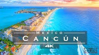 Cancún Mexico 🇲🇽  by drone 4K [upl. by Casia]