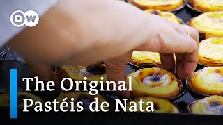 The Only Truly Original Pastéis de Nata  Pastéis de Belém From Lisbon Portugal [upl. by Simmonds]